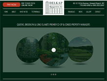 Tablet Screenshot of delkap.com